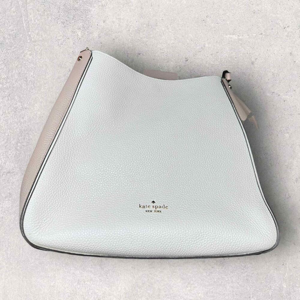 Kate Spade Leila Medium Triple Compartment Shoulder Bag light sand & warm beige - Picture 5 of 13